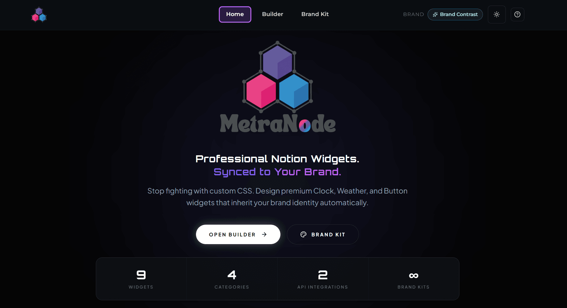 MetraNode project screenshot